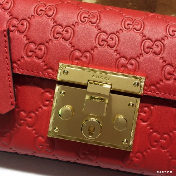 Hyperpeter Gucci Padlock small bag GUCCI shoulder Signature 0717